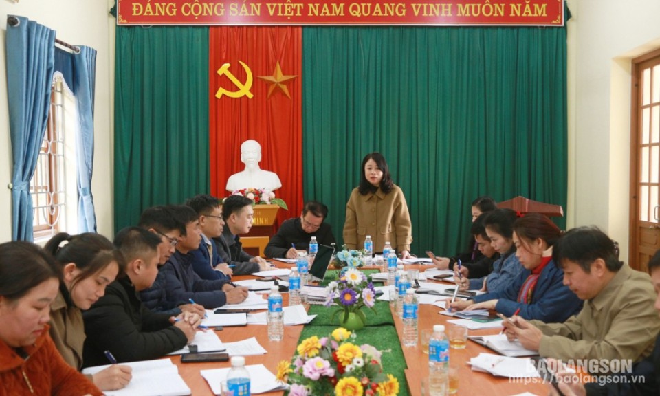 Ủy ban MTTQ tỉnh kiểm tra công tác mặt trận tại huyện Tràng Định và Văn Lãng