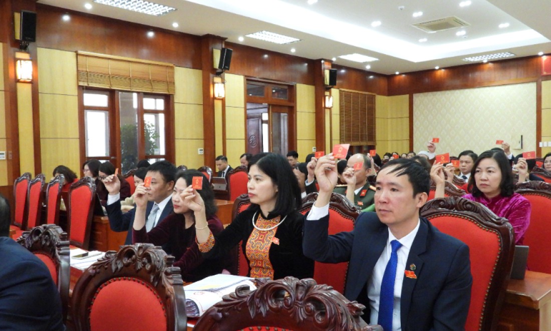 Bế mạc kỳ họp thứ 18 HĐND thành phố Lạng Sơn