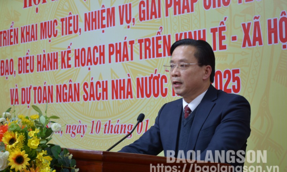 Triển khai nhiệm vụ, giải pháp phát triển kinh tế-xã hội và dự toán ngân sách nhà nước năm 2025