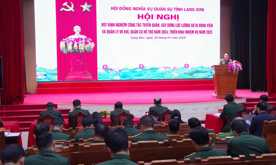 Triển khai công tác động viên, tuyển quân năm 2025