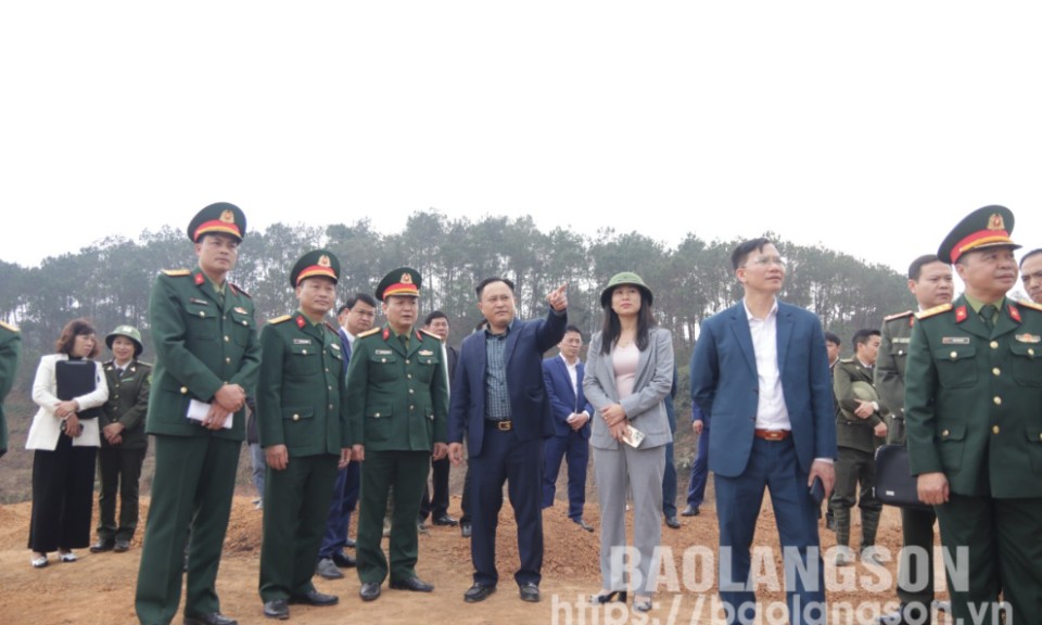 UBND tỉnh kiểm tra công tác chuẩn bị Lễ phát động “Tết trồng cây đời đời nhớ ơn Bác Hồ” tại huyện Chi Lăng