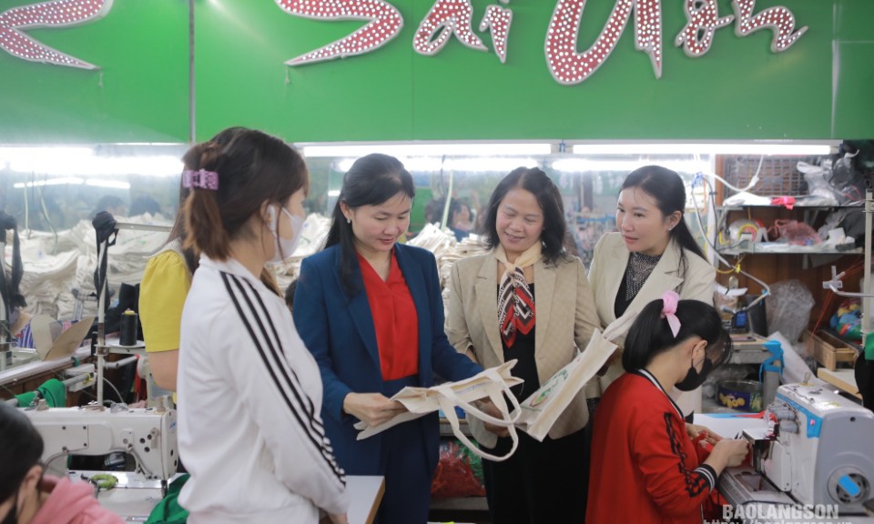 Dạy nghề, tạo việc làm cho lao động nữ: Hỗ trợ phụ nữ vươn lên phát triển kinh tế