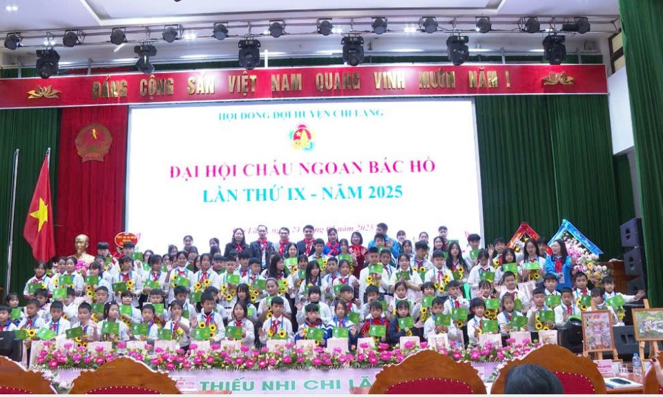 Tràng Định, Chi Lăng tổ chức thành công Đại hội Cháu ngoan Bác Hồ
