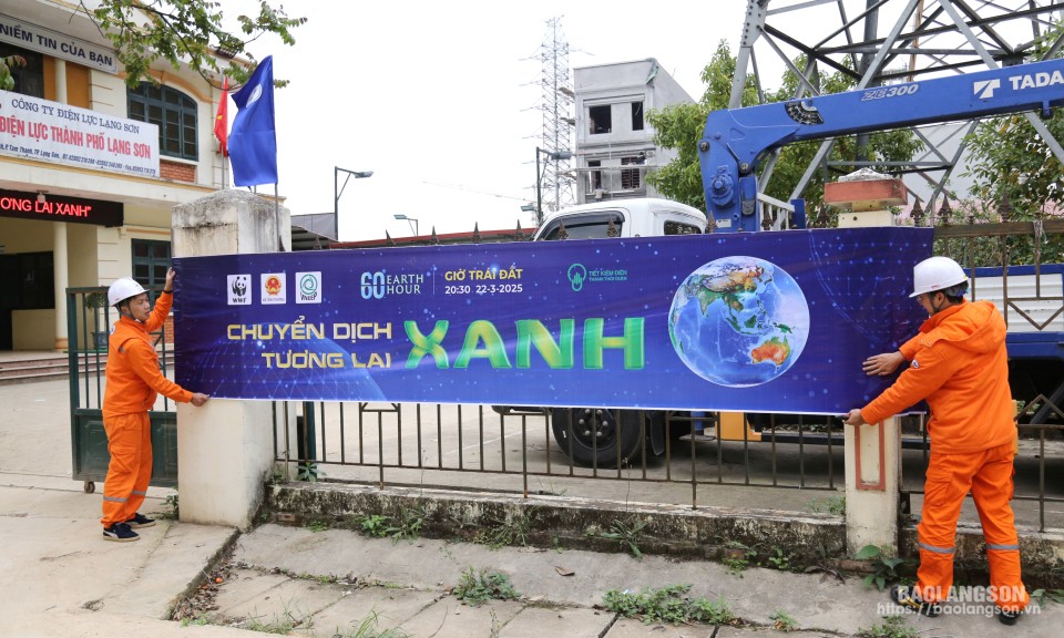 Hưởng ứng Giờ Trái đất năm 2025: Tăng tuyên truyền, nâng ý thức tiết kiệm năng lượng