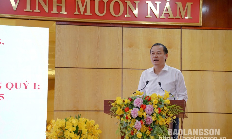 Ban chỉ đạo thực hiện công tác bồi thường giải phóng mặt bằng thành phố Lạng Sơn triển khai nhiệm vụ