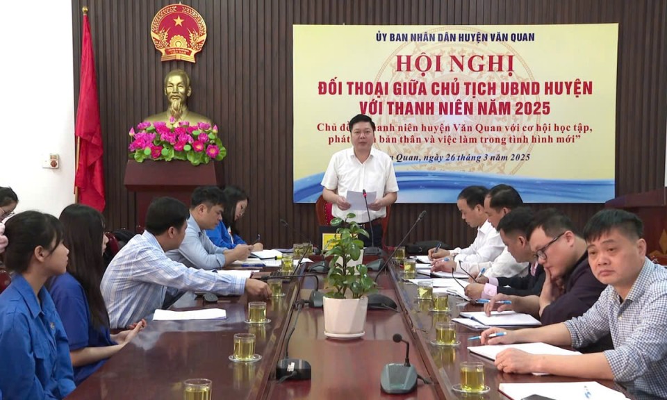 Văn Quan: Đối thoại giữa Chủ tịch UBND huyện với thanh niên năm 2025