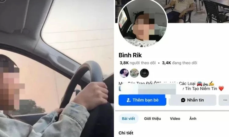 Xử phạt gần 30 triệu đồng người bố để con 6 tuổi lái ô tô