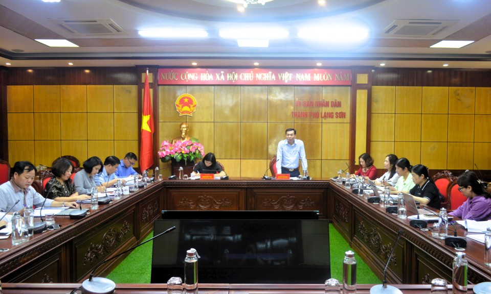 Thành phố Lạng Sơn họp Ban Chỉ đạo Cải cách hành chính đánh giá kết quả quý I/2025