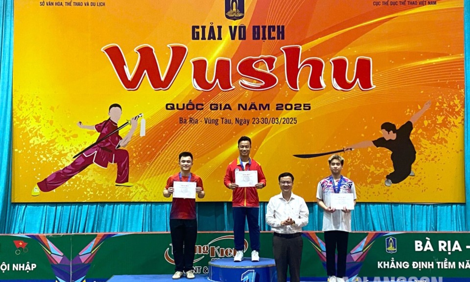 Vận động viên Lạng Sơn đoạt 6 huy chương tại Giải vô địch wushu quốc gia năm 2025