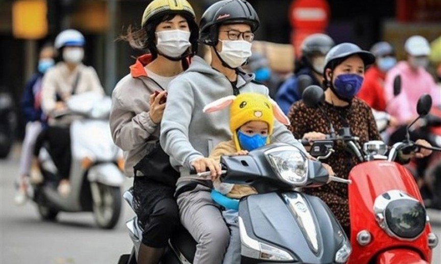 Thời tiết hôm nay (29-3): Không khí lạnh gây mưa ở Bắc Bộ