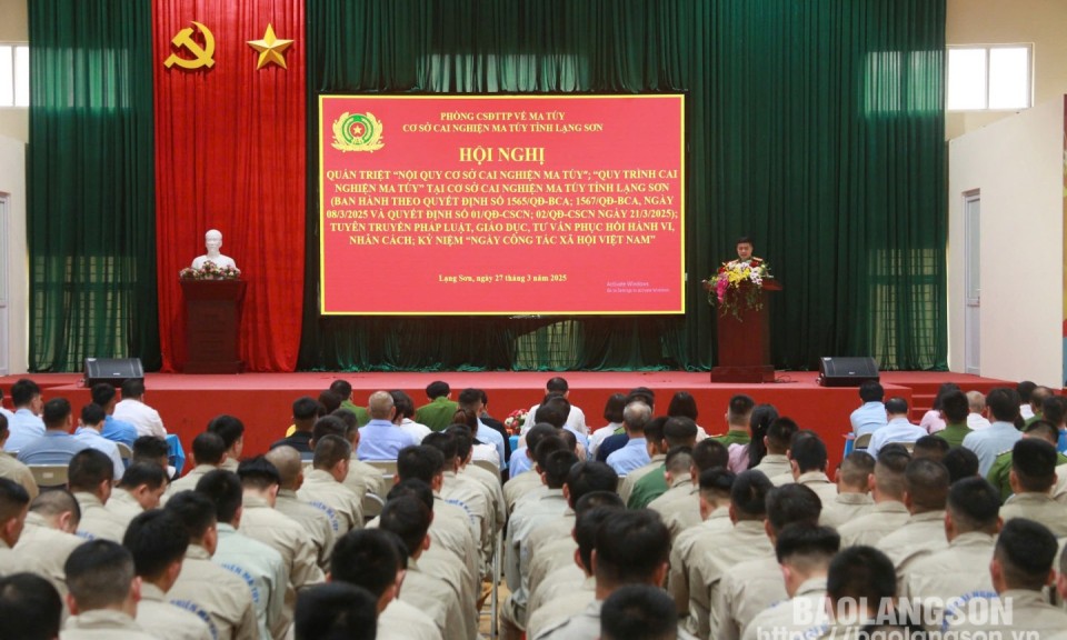 Cơ sở cai nghiện ma túy tỉnh: Hoạt động ổn định, thông suốt sau chuyển giao quản lý