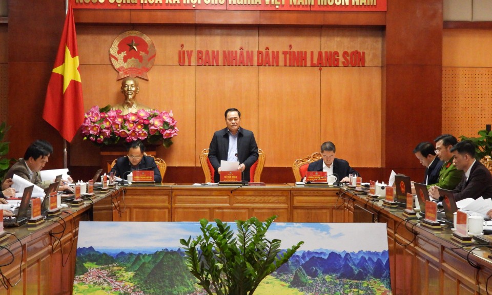 UBND tỉnh họp, xem xét kết quả kiểm tra các dự án đầu tư trên địa bàn tỉnh