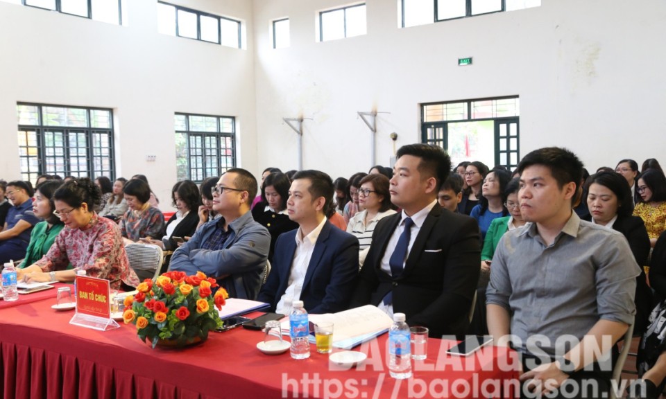Thành phố Lạng Sơn tổ chức cuộc thi thiết kế bài giảng ứng dụng trí tuệ nhân tạo trong dạy học ngoại
