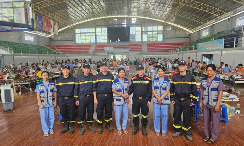 Đoàn cứu hộ Bộ Công an Việt Nam hoàn thành nhiệm vụ quốc tế, về nước vào chiều 8/4