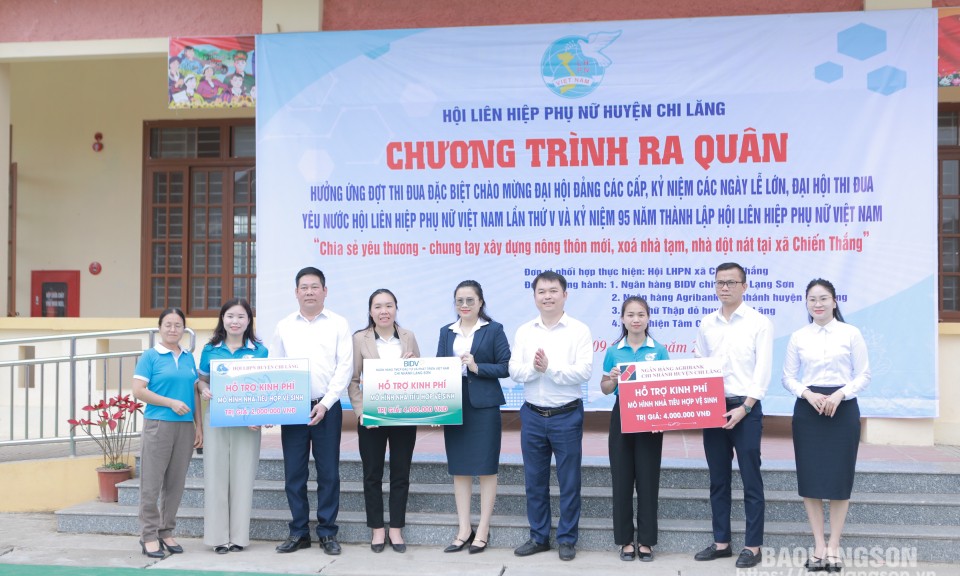 Hội LHPN huyện Chi Lăng ra quân hưởng ứng đợt thi đua đặc biệt