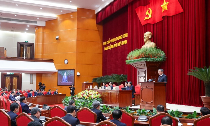 CHÙM ẢNH: Hội nghị lần thứ 11 Ban Chấp hành Trung ương Đảng khóa XIII