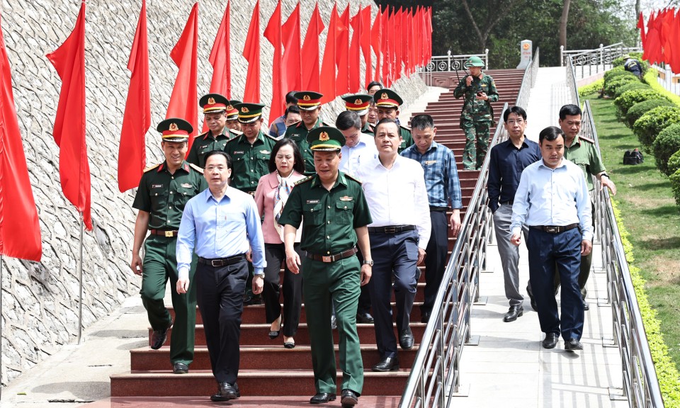 Lãnh đạo tỉnh kiểm tra công tác chuẩn bị Chương trình Giao lưu hữu nghị Quốc phòng biên giới Việt Nam