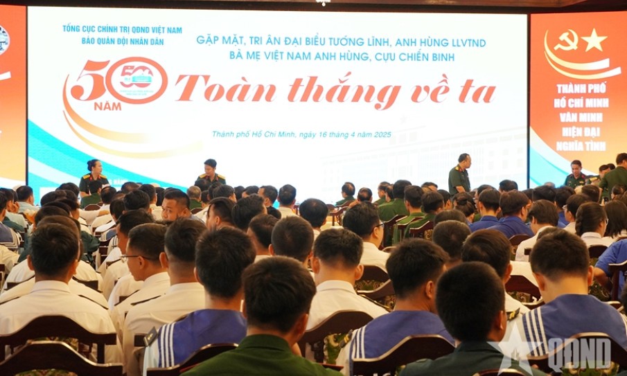 Gặp mặt, giao lưu tướng lĩnh, Anh hùng LLVT “50 năm toàn thắng về ta”