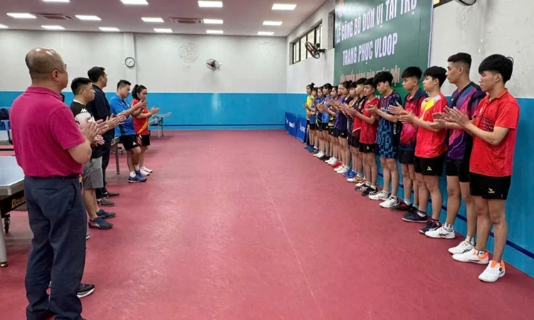Các tay vợt trẻ lên đường dự Giải vô địch bóng bàn trẻ Đông Nam Á 2025
