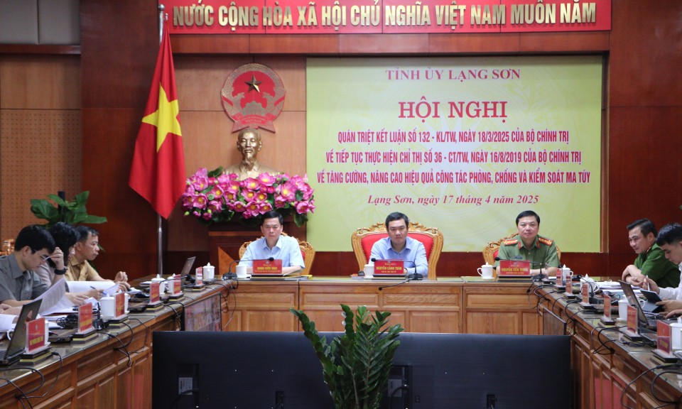 Tiếp tục nâng cao hiệu quả công tác phòng, chống và kiểm soát ma túy