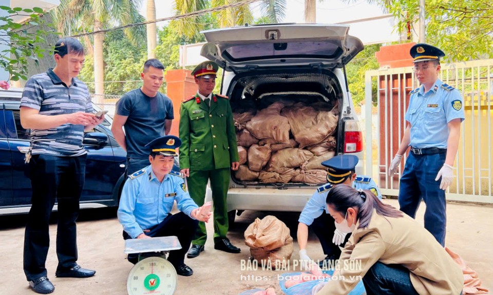 Lộc Bình: Chặn thực phẩm đông lạnh xuất nhập lậu