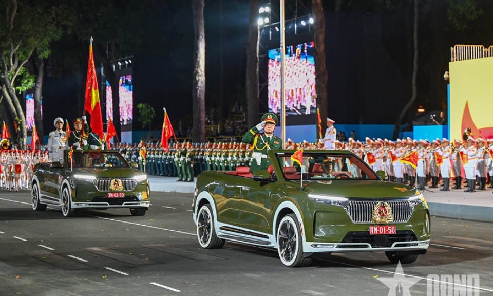 Bộ Quốc phòng và Bộ Công an kiểm tra tổng hợp luyện các lực lượng tham gia diễu binh, diễu hành