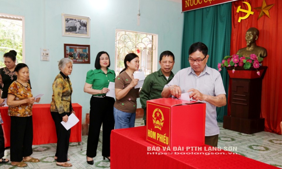 Lạng Sơn: Triển khai lấy ý kiến cử tri về sắp xếp đơn vị hành chính cấp xã