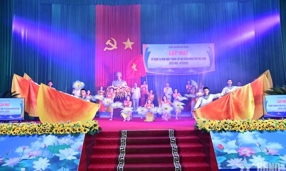 Quân chủng Hải quân gặp mặt kỷ niệm 70 năm Ngày thành lập