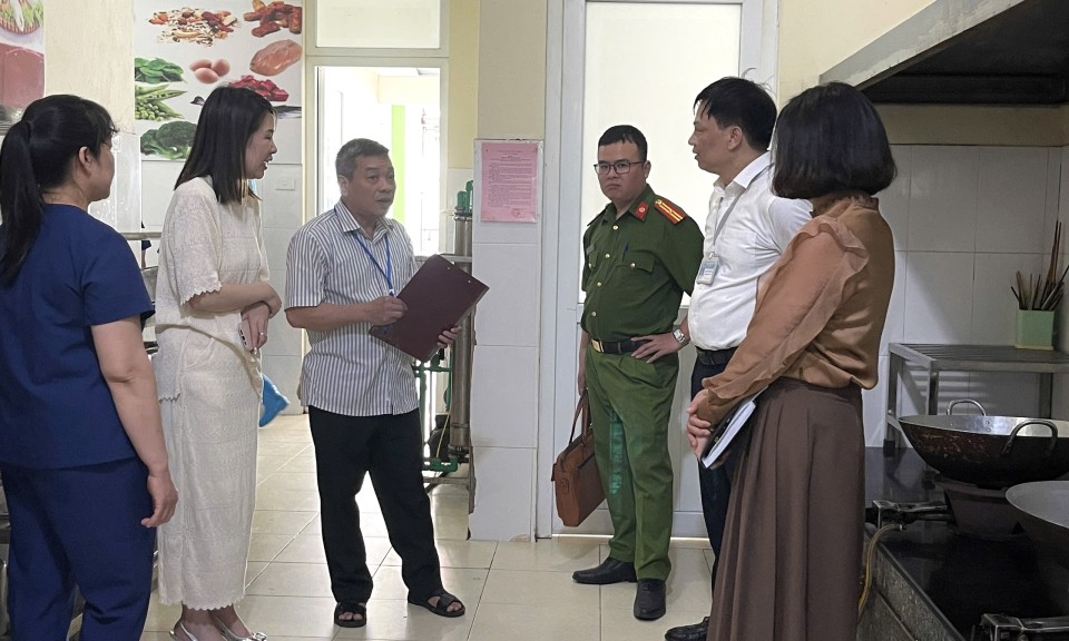 Chủ động đảm bảo an toàn thực phẩm trong trường học