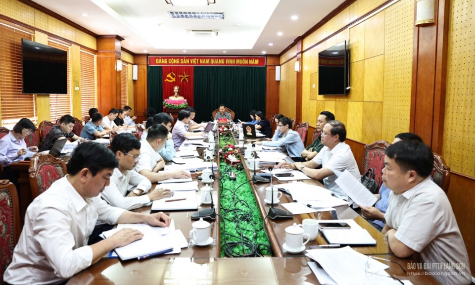 Ban Kinh tế - Ngân sách HĐND tỉnh thẩm tra nội dung trình tại kỳ họp chuyên đề (kỳ họp thứ ba mươi sáu