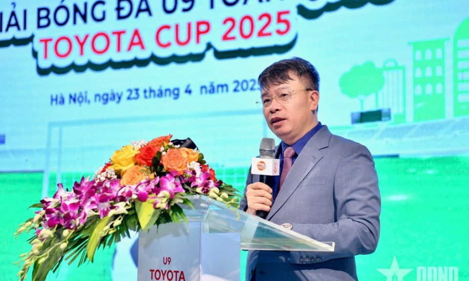 30 đội tranh tài Giải bóng đá U9 toàn quốc 2025