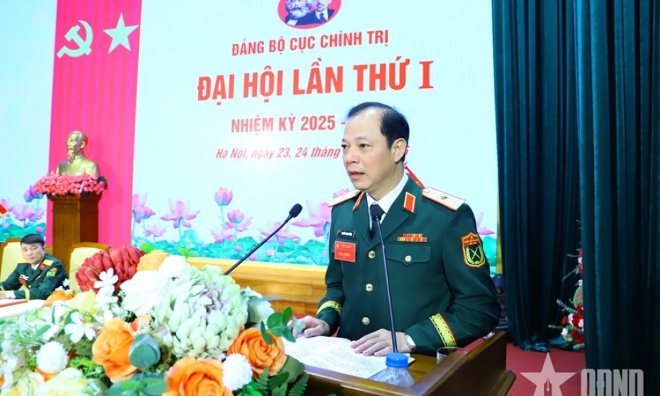 Đảng bộ Cục Chính trị Bộ tư lệnh 86 tổ chức Đại hội nhiệm kỳ 2025-2030