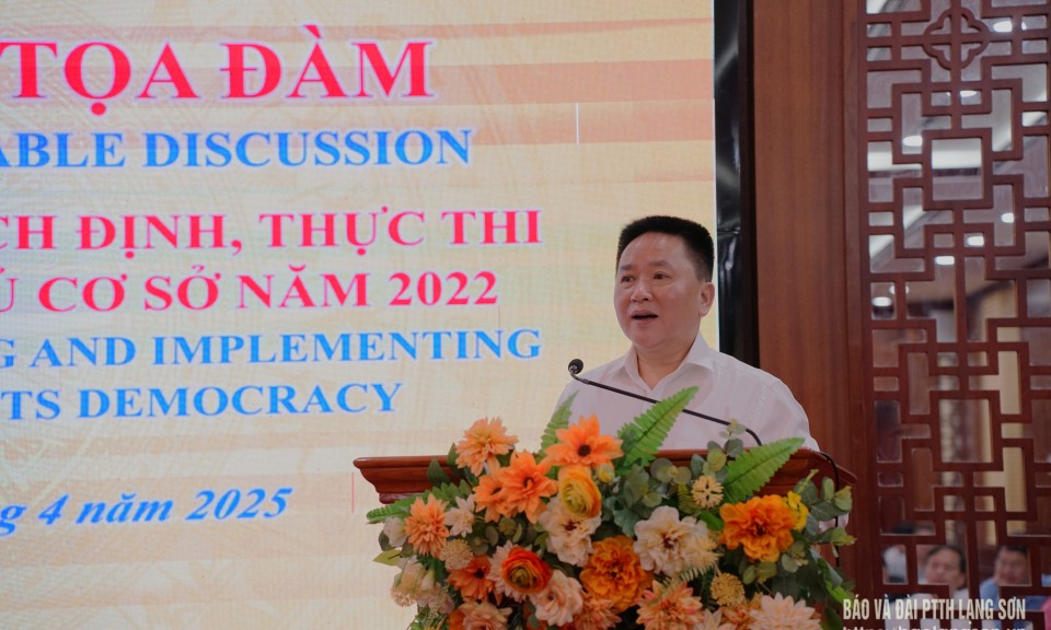 Hội nghị tập huấn Luật Thực hiện dân chủ cơ sở năm 2025