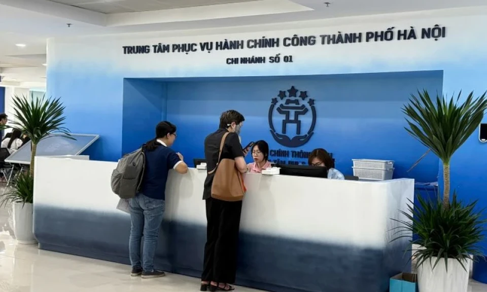 Hà Nội điều chỉnh, bổ sung địa điểm thực hiện thủ tục hành chính