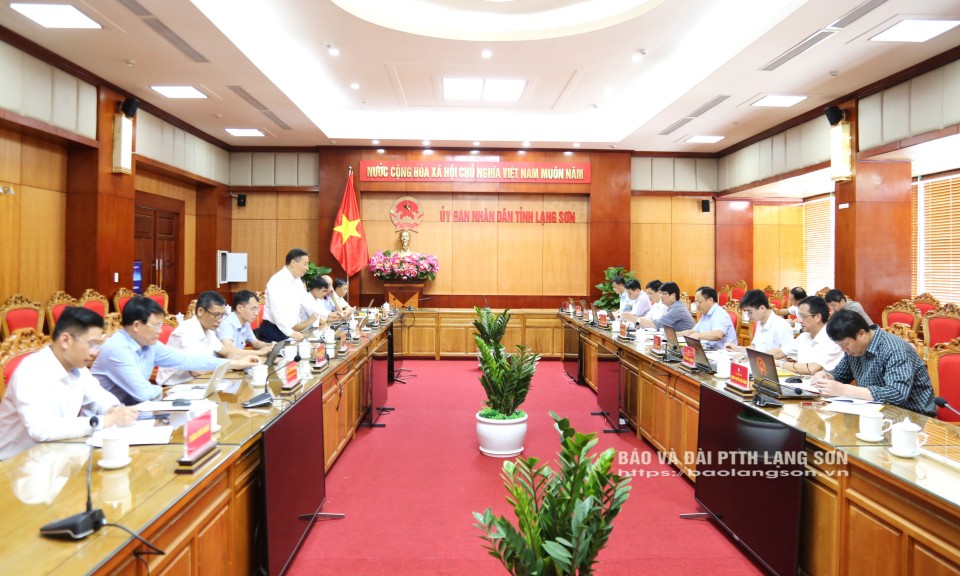 Lãnh đạo UBND tỉnh Lạng Sơn làm việc với Tổng công ty Điện lực - TKV: Xem xét điều chỉnh một số dự án