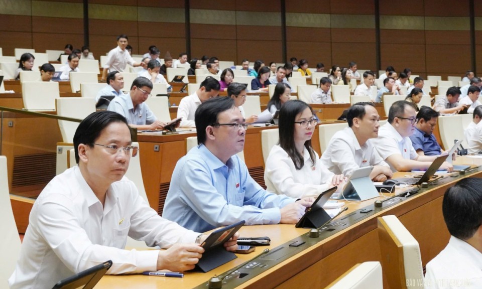 Đại biểu Quốc hội tỉnh góp ý vào một số dự thảo luật
