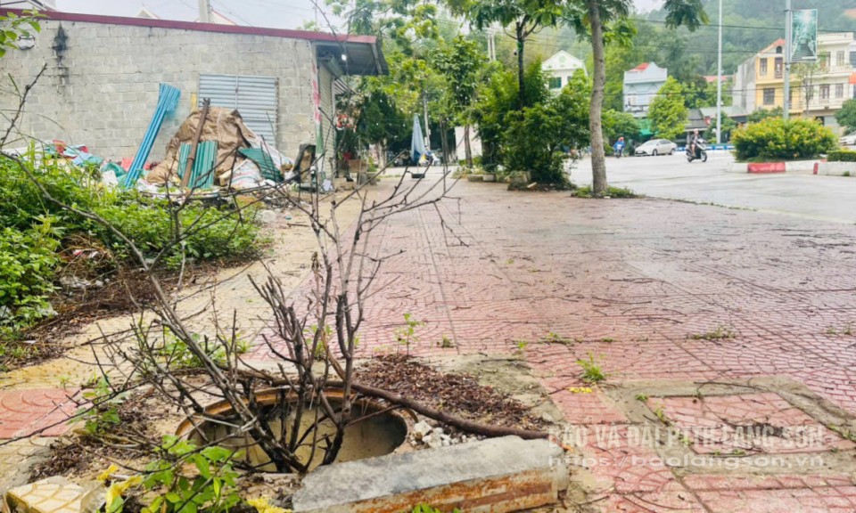 15 hố ga, hố thu nước tại Khu tái định cư và dân cư Nam Thành phố bị mất nắp