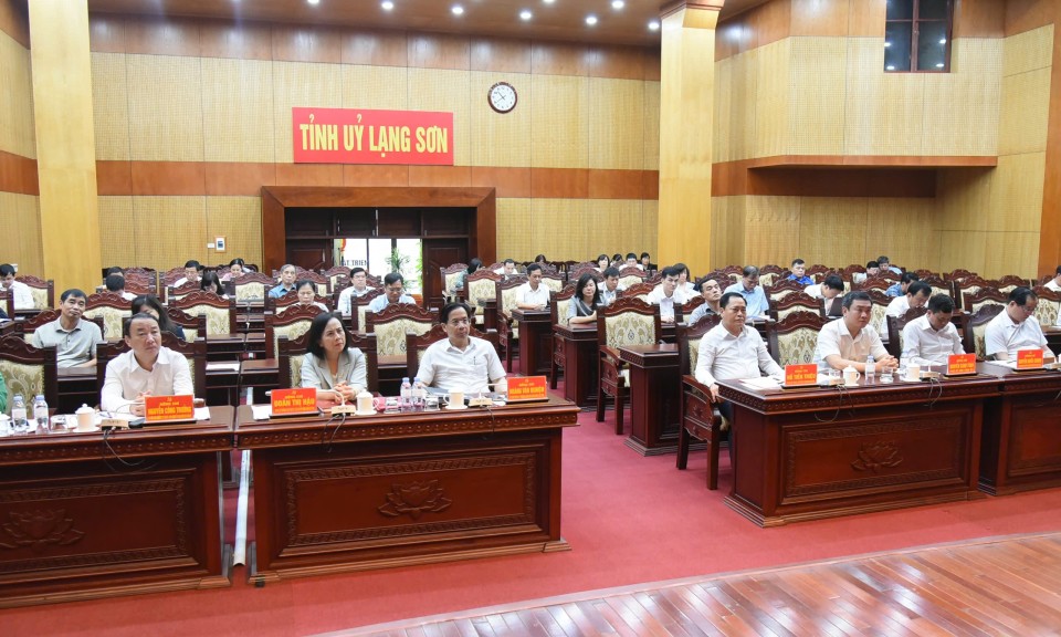 Lạng Sơn: Hơn 18.700 cán bộ, đảng viên dự hội nghị quán triệt Nghị quyết 66 và Nghị quyết 68 của Bộ Chính