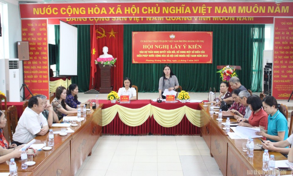 Toàn tỉnh có gần 100 nghìn ý kiến góp ý về sửa đổi Hiến pháp