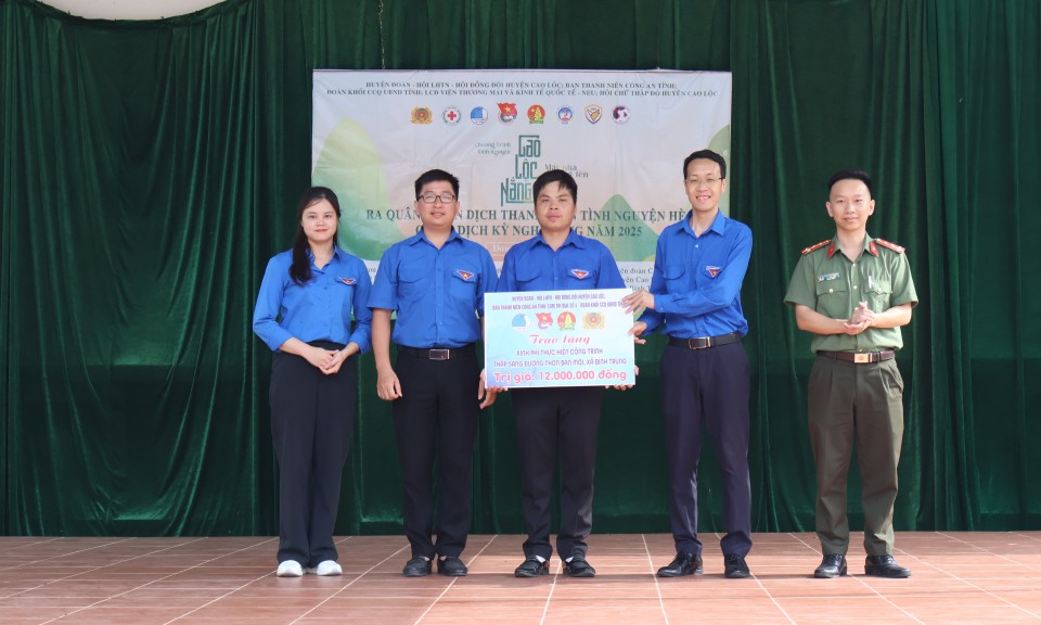 Ra quân Chiến dịch Thanh niên tình nguyện hè và Kỳ nghỉ hồng năm 2025