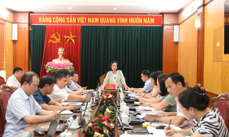 Thường trực HĐND tỉnh họp phiên thường kỳ tháng 6   