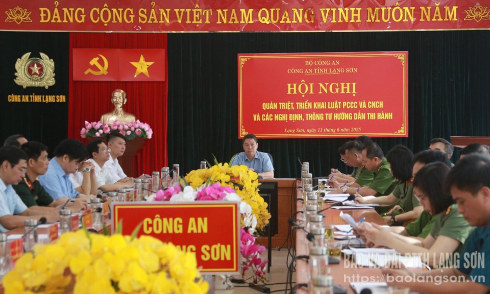 Bộ Công an quán triệt, triển khai Luật Phòng cháy chữa cháy và cứu nạn cứu hộ