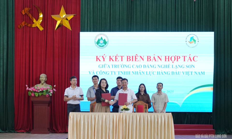 Ký kết biên bản hợp tác về đào tạo nghề, cung ứng lao động