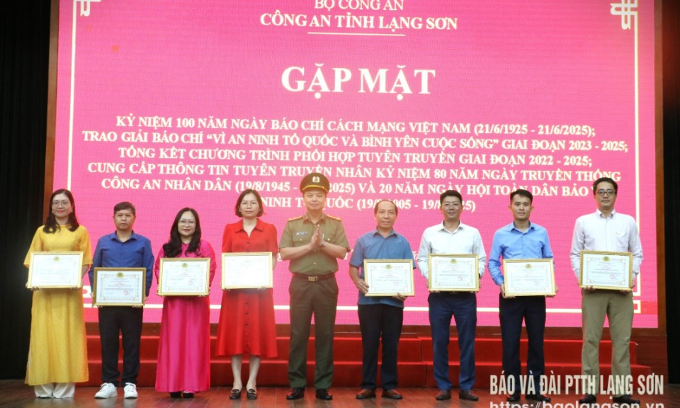 Công an tỉnh gặp mặt các cơ quan báo chí