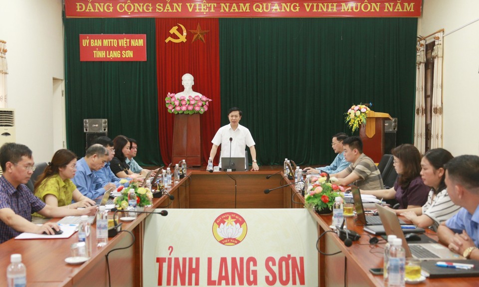 bộ máy Ban Thường trực Ủy ban MTTQ Việt Nam và các tổ chức chính trị - xã hội cấp tỉnh theo mô hình mới