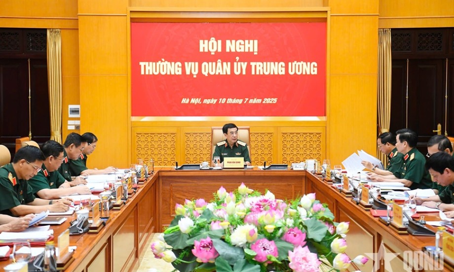 Thường vụ Quân ủy Trung ương cho ý kiến vào dự thảo văn kiện Đại hội đại biểu Đảng bộ Quân đội lần thứ