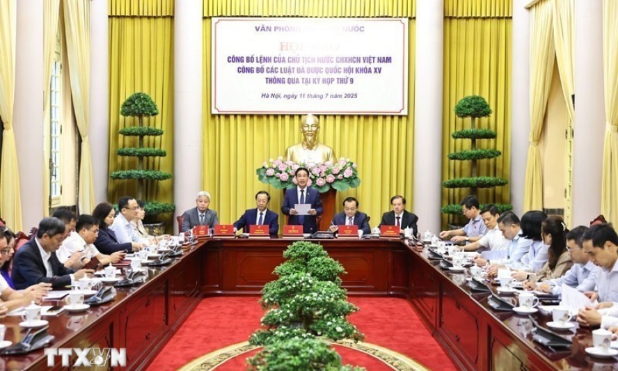 Công bố Lệnh của Chủ tịch nước về 9 Luật vừa được Quốc hội thông qua