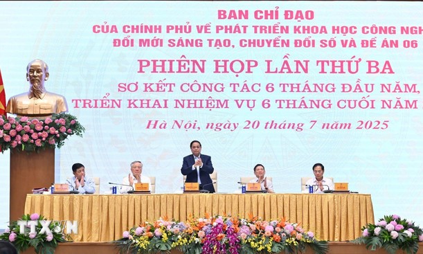 Thủ tướng chủ trì Phiên họp Ban Chỉ đạo phát triển KHCN, chuyển đổi số, đề án 06