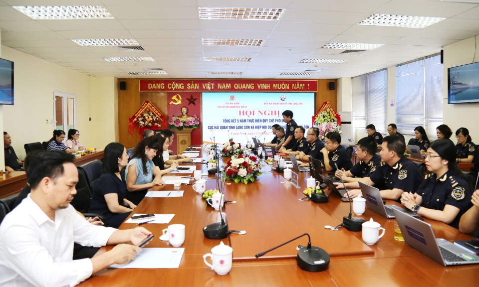 Chi cục Hải quan khu vực VI và Hiệp hội Doanh nghiệp tỉnh Lạng Sơn: Tổng kết 5 năm thực hiện quy chế