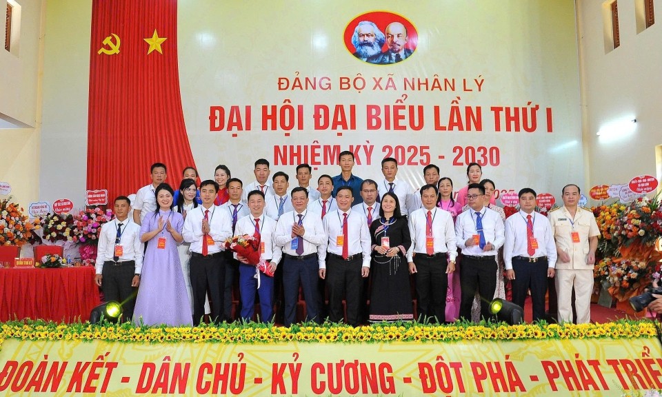 Đại hội Đảng bộ xã Nhân Lý nhiệm kỳ 2025 – 2030 thành công tốt đẹp   